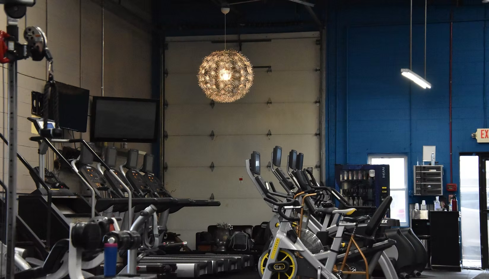 Strength training equipment at On Course Training