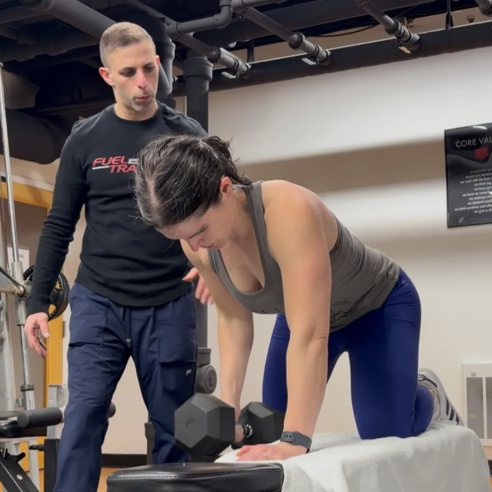 Personal training session in Northbrook at Fuel Your Training