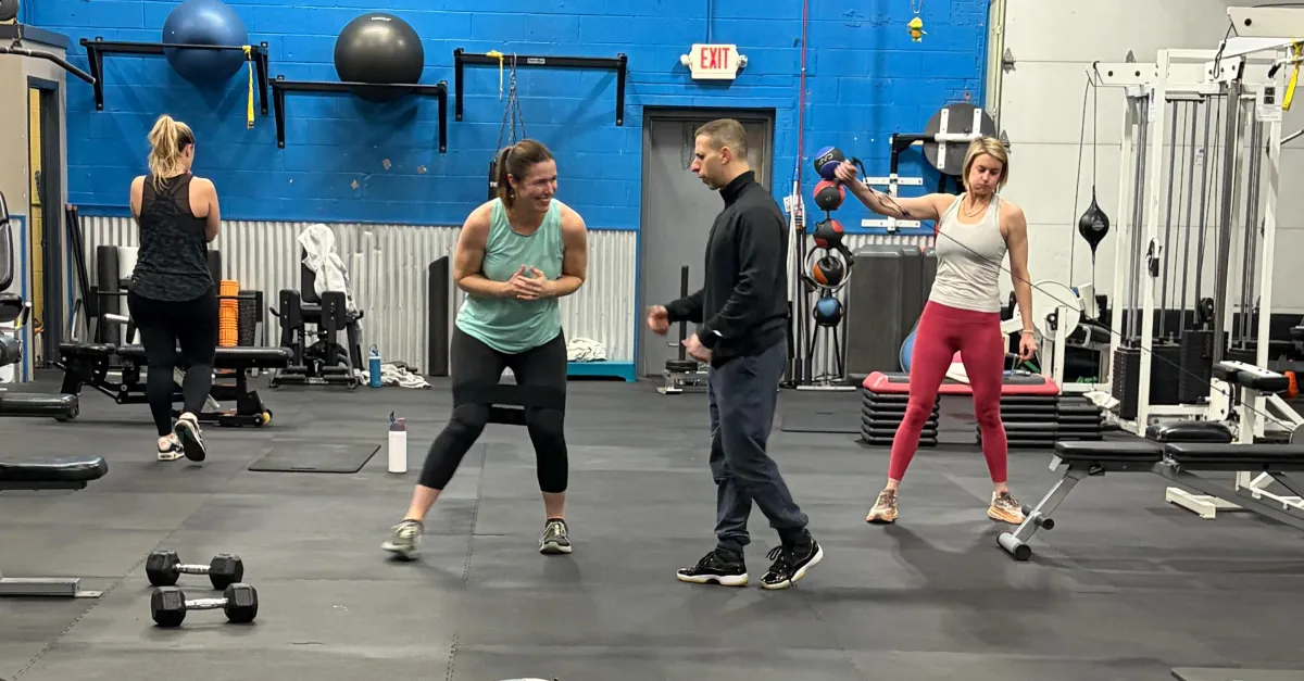 Group fitness class at Fuel Your Training in Northbrook, IL MA