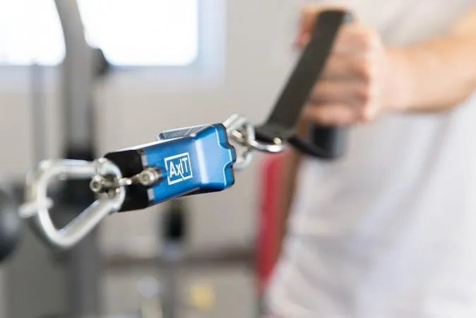 Physio treating client