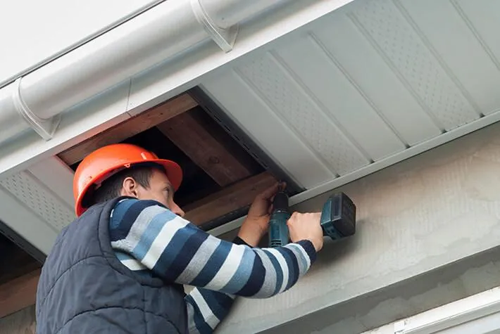 soffit installation, North Bay, ON