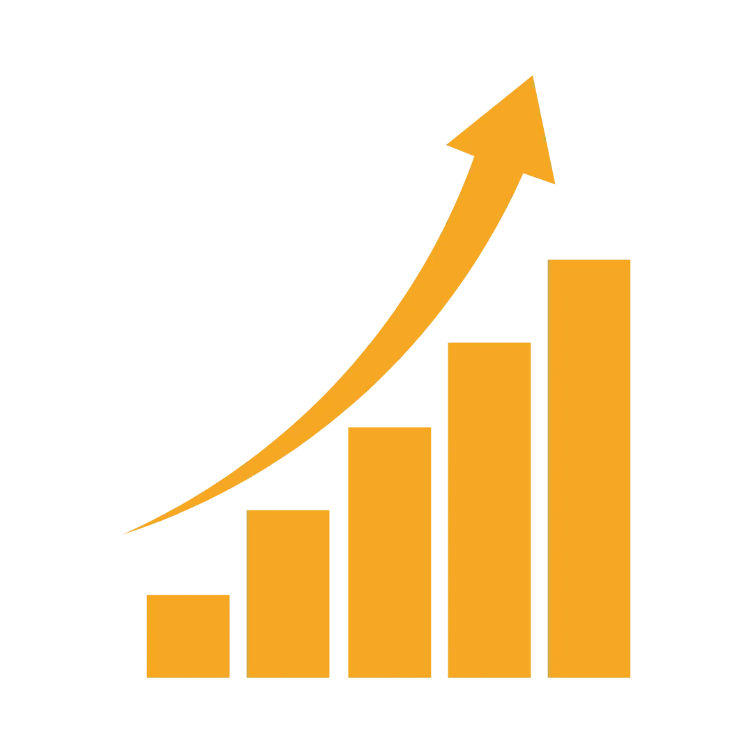 Gowring/growth chart SVG Image with arrow