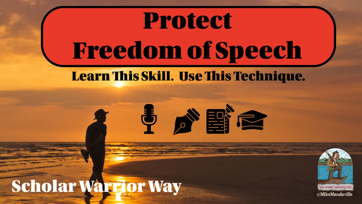 Freedom of Speech if we Fight for it!