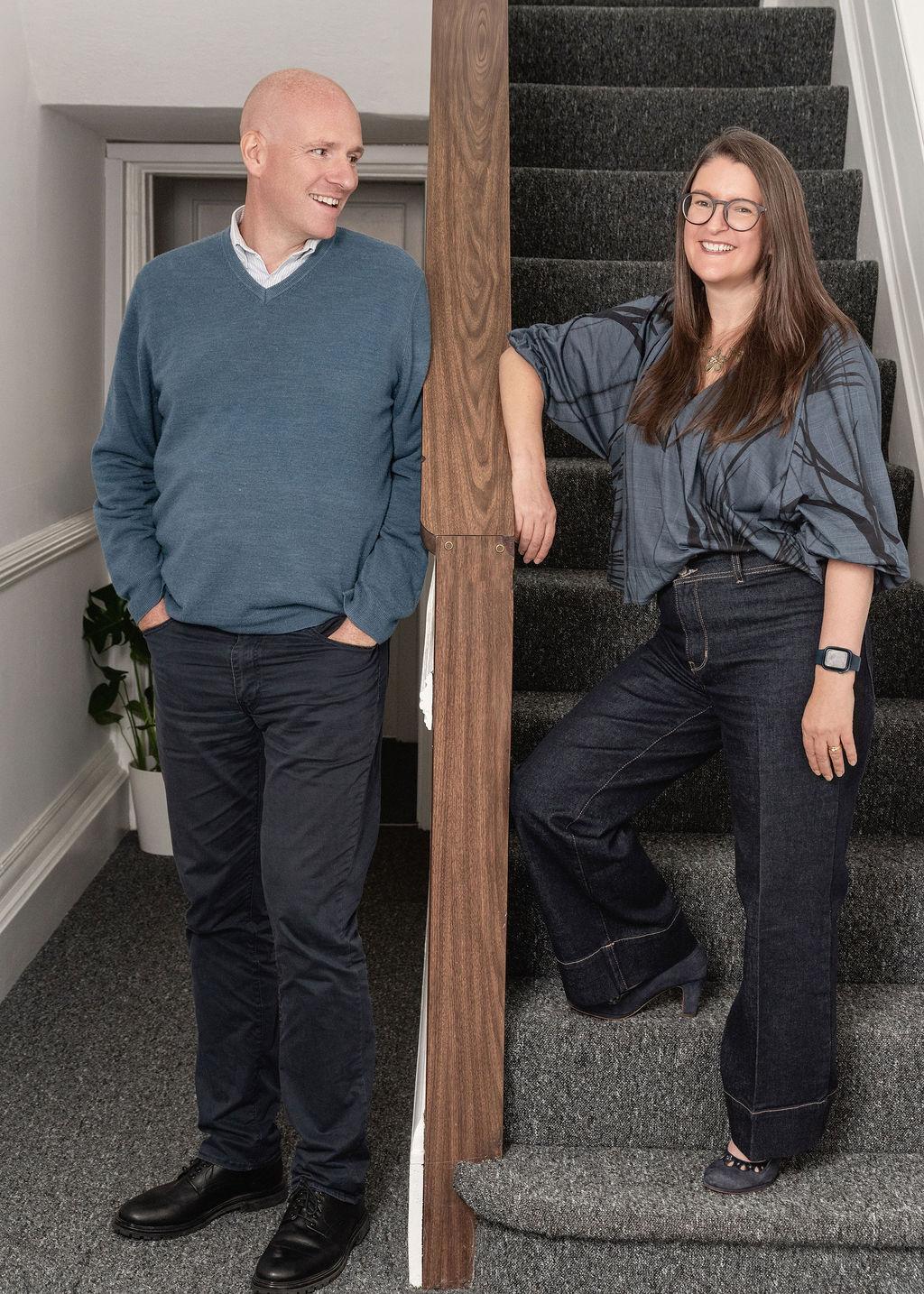 Rachel Gill and Richard Gill founders of Aspect Mortgages independent mortgage and insurance advisers in the UK