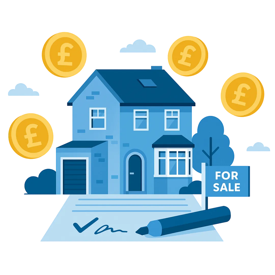Mortgages icon with house symbol representing independent mortgage advice from Aspect Mortgages