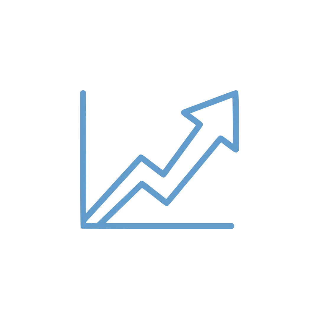 Icon representing the roll up interest feature of a lifetime mortgage