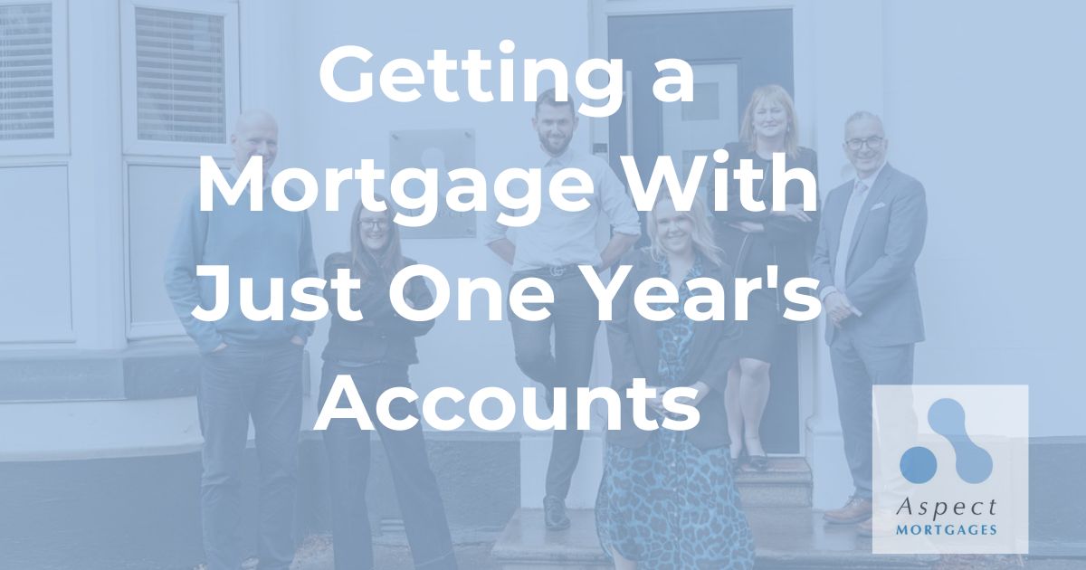 Getting a Mortgage With Just One Year's Accounts