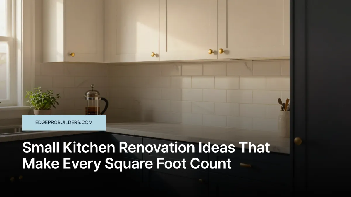 Small Kitchen Renovation Ideas for Calgary Homes