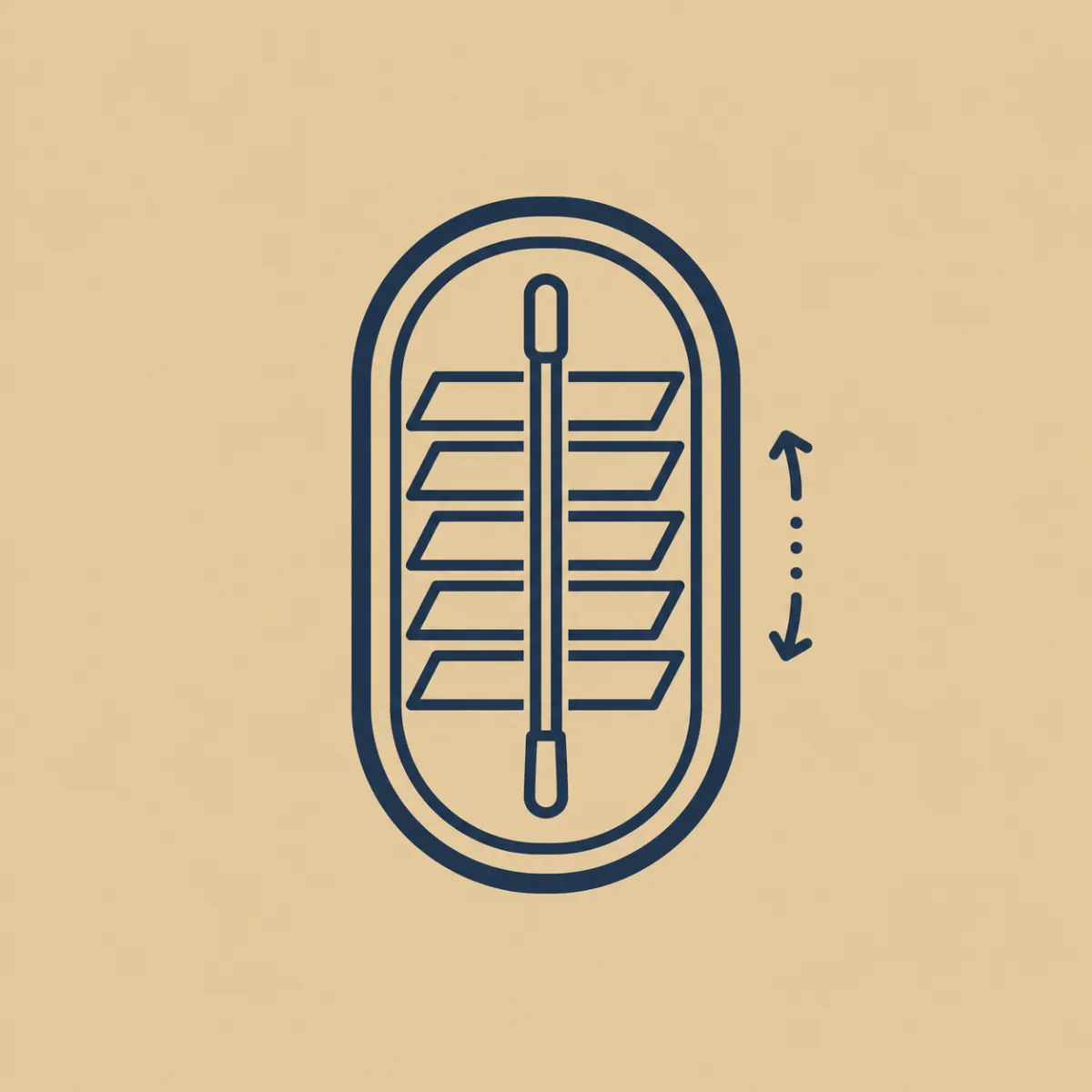 Plantation shutter louver and tilt control options icon