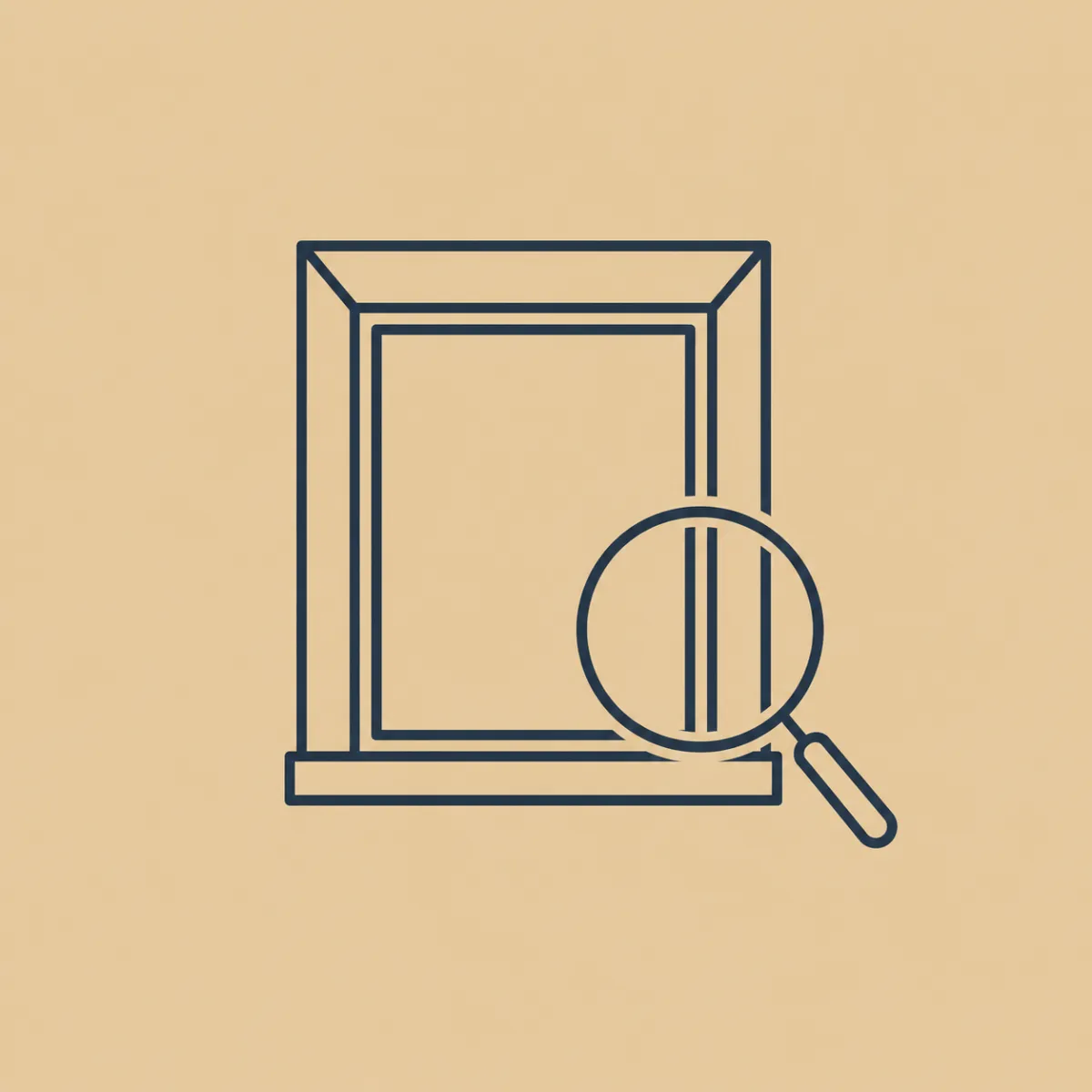 Inspect window trim and mounting area before shutter installation