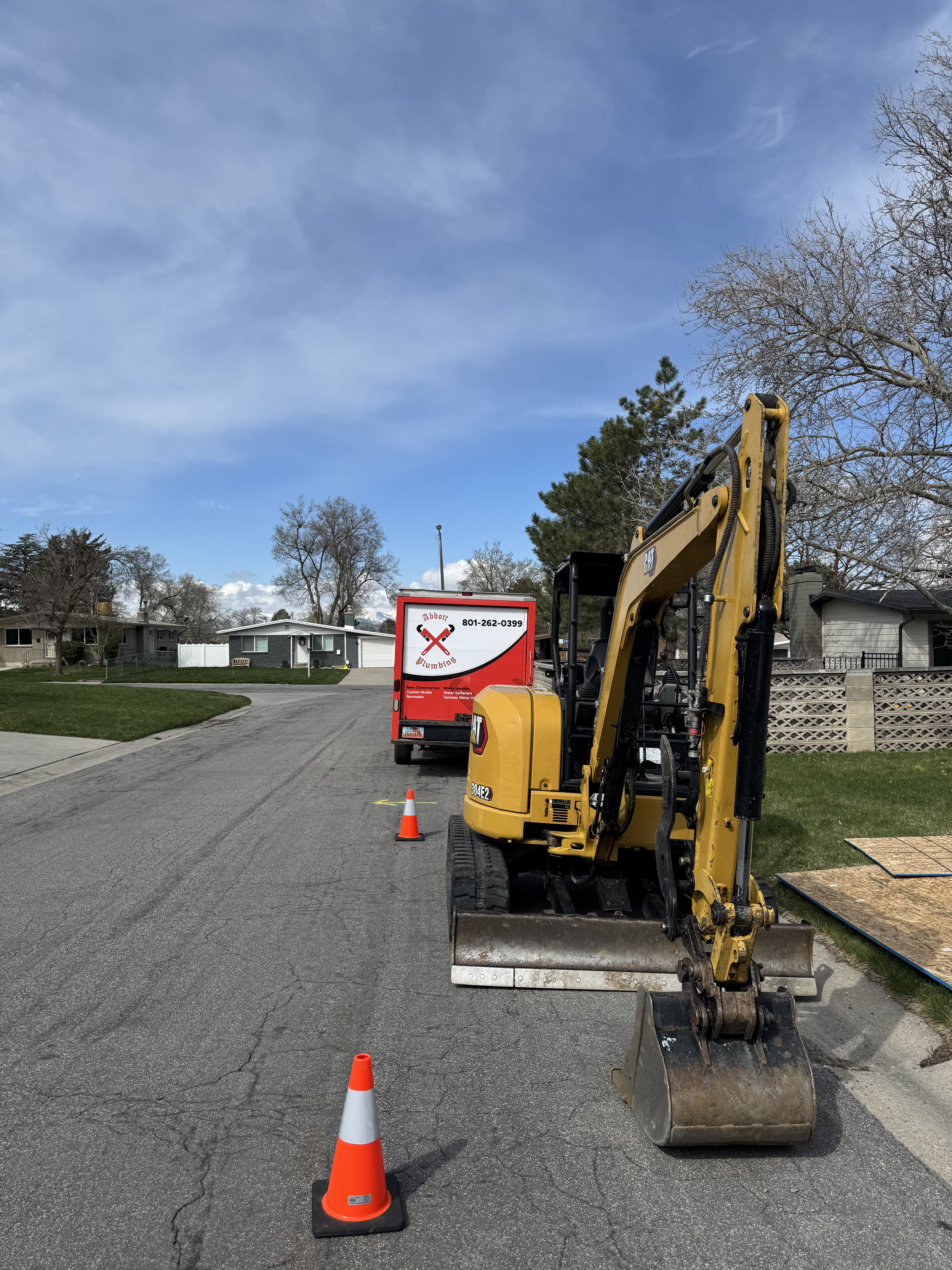 Plumbing excavation Tooele