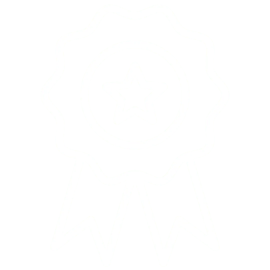 Illustration de l’excellence avec une icône de badge mettant en avant la qualité des services