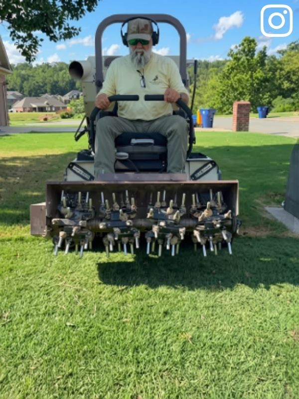 Aeration services in Cabot, Arkansas by Mallard Island Lawn Service