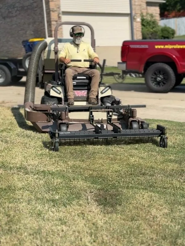 Dethatching in Cabot, Arkansas by Mallard Island Lawn Service
