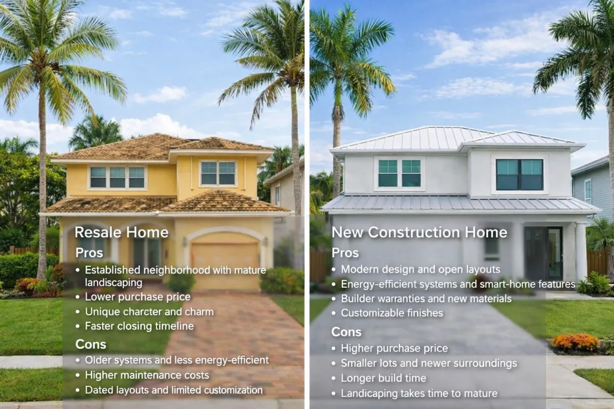 New Construction vs. Resale Homes in Palm Bay: Which Is Better?