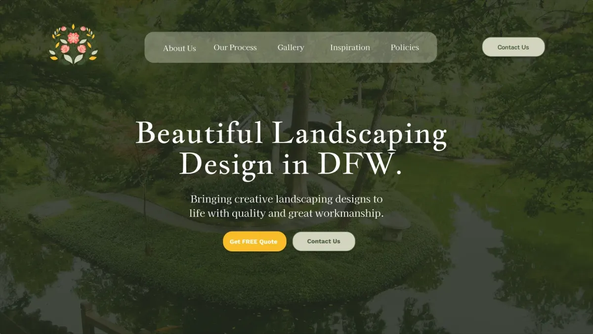 Custom website creation services for real estate agents, including lead capture, IDX integration, and responsive design for landscaping companies