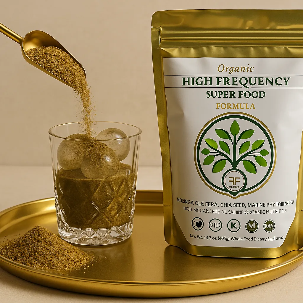 Superfood Foundational nutrition, high frequency food, raw, vegan, live food