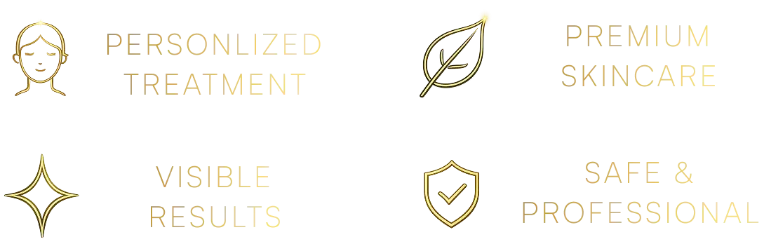 Personalized Treatent, Premium Skincare, Visible Result, Safe & Proessional