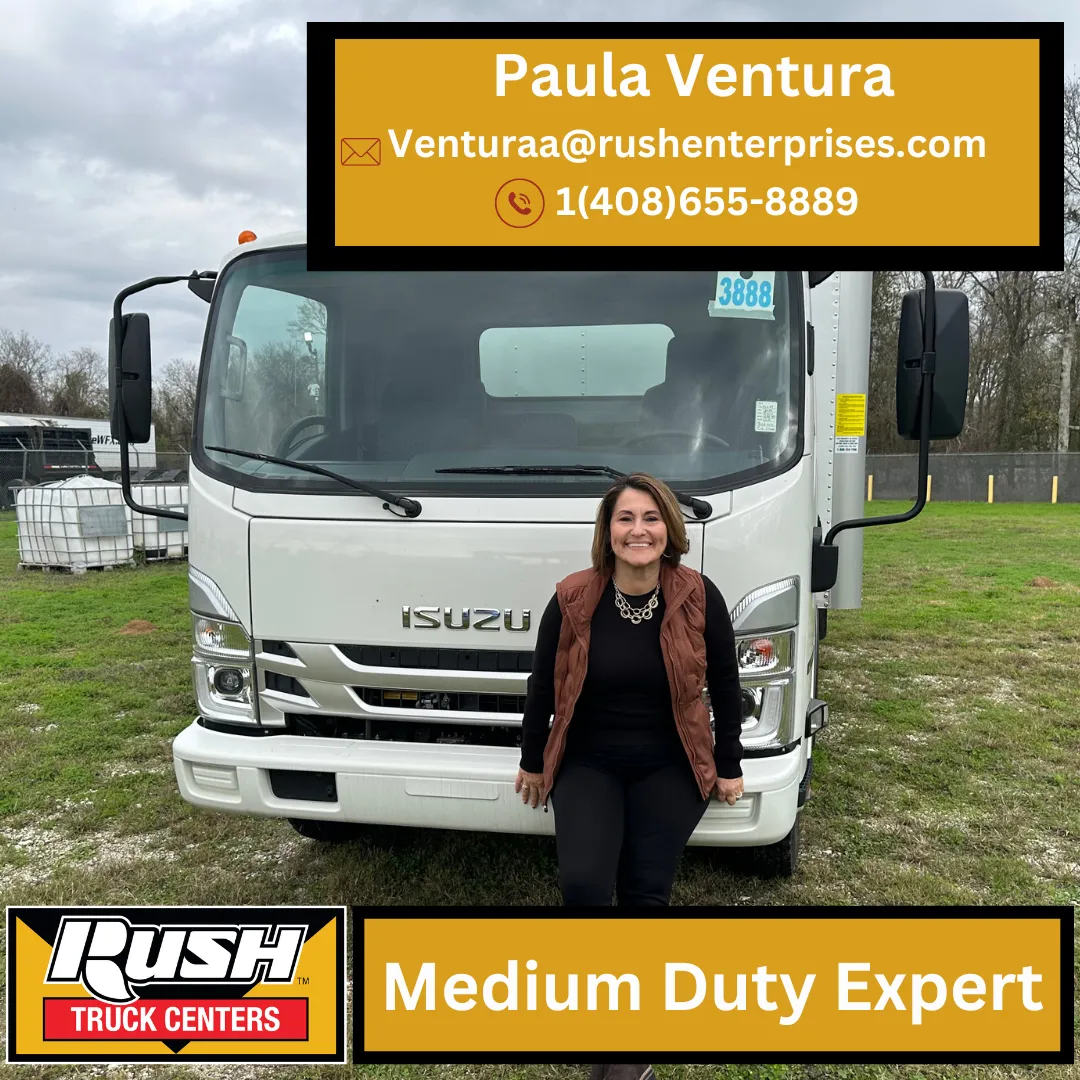 Paula Ventura Medium Duty Specialist. Call @ 1(408)655-8889