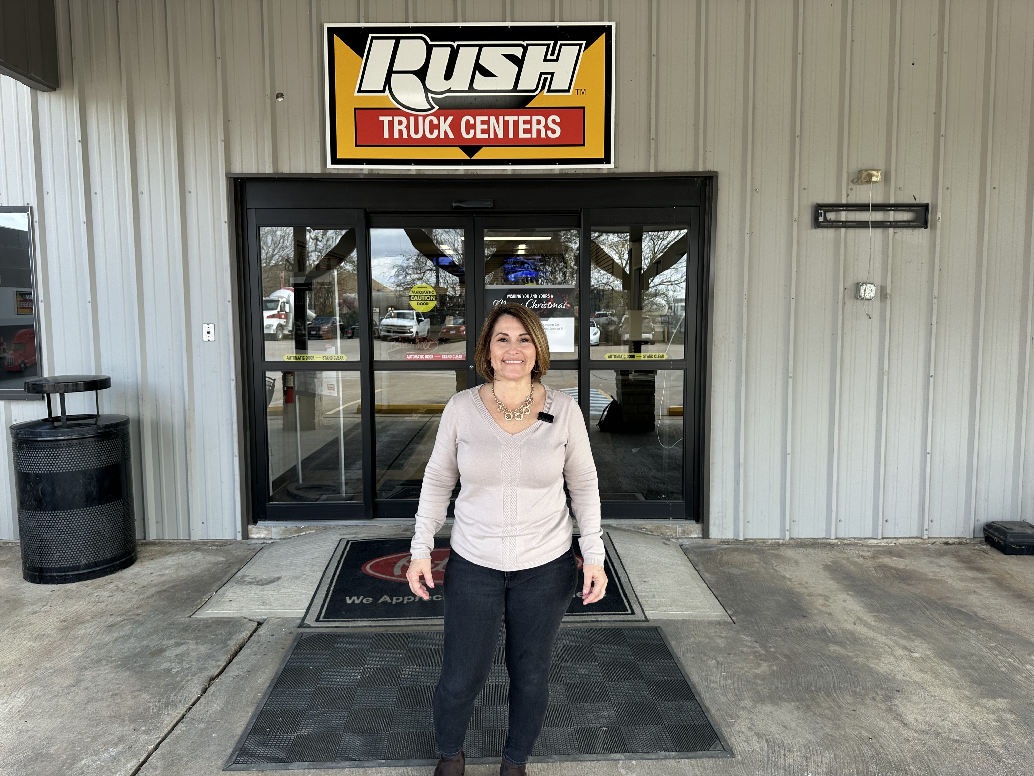 Paula Venura at the Rush Trucking Location in Sealy Texas