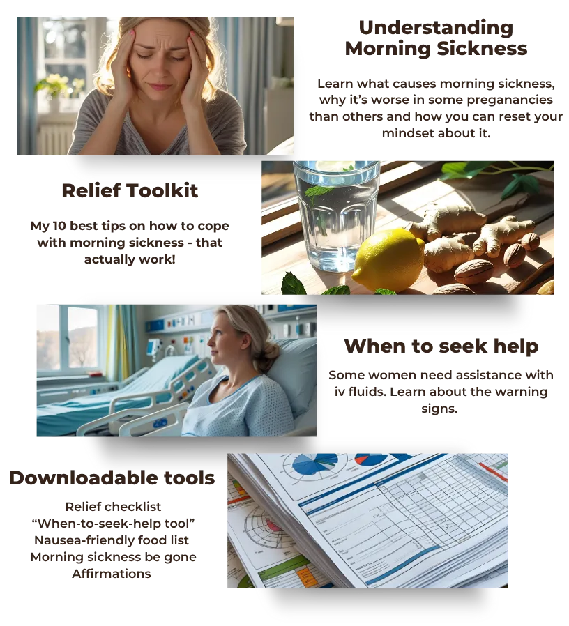 Learn what causes morning sicknes, why it’s worse in some preganancies than others and how you can reset your mindset about it.