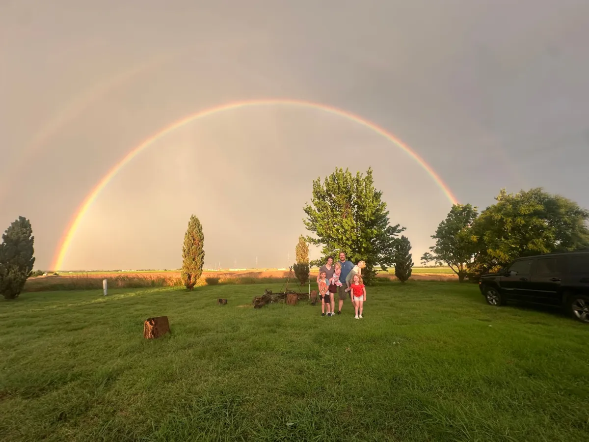 Gathered Under Rainbow - Last Day at House