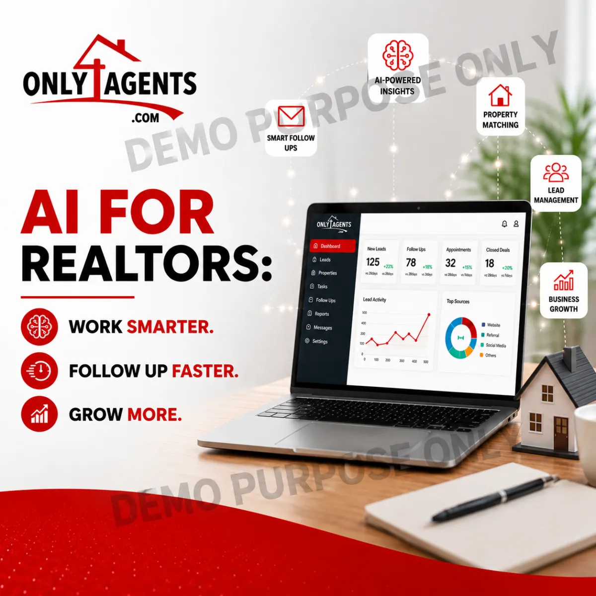 AI For Realtors: Work Smarter. Follow Up Faster. Grow More.