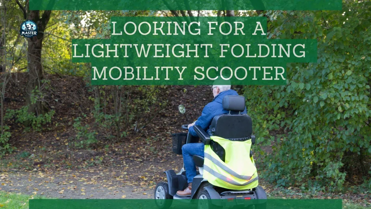 Looking for a lightweight folding  mobility scooter