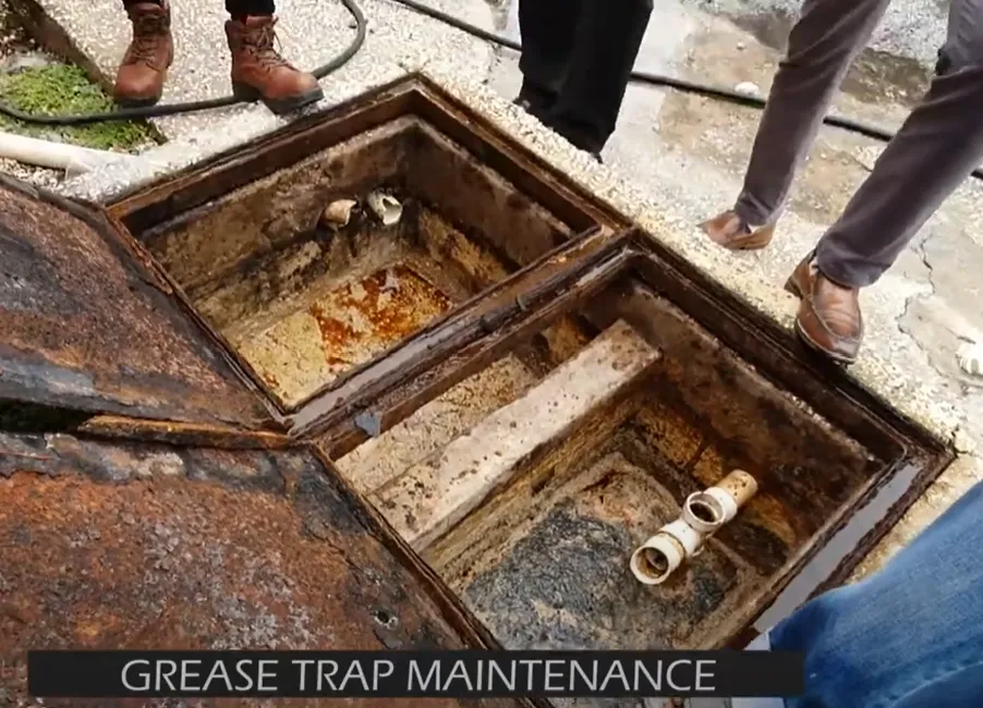 Drain Jetting and high pressure unblocking Grease Trap