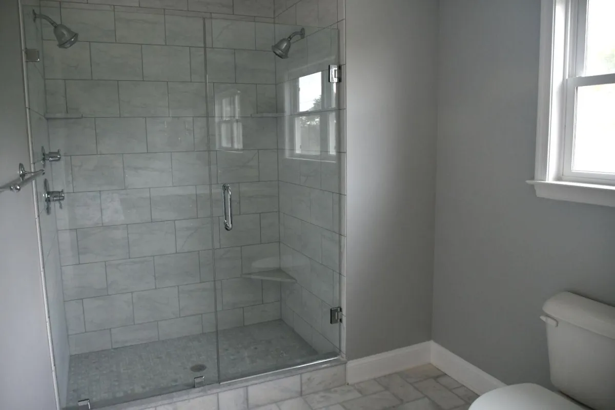 walk in shower remodel