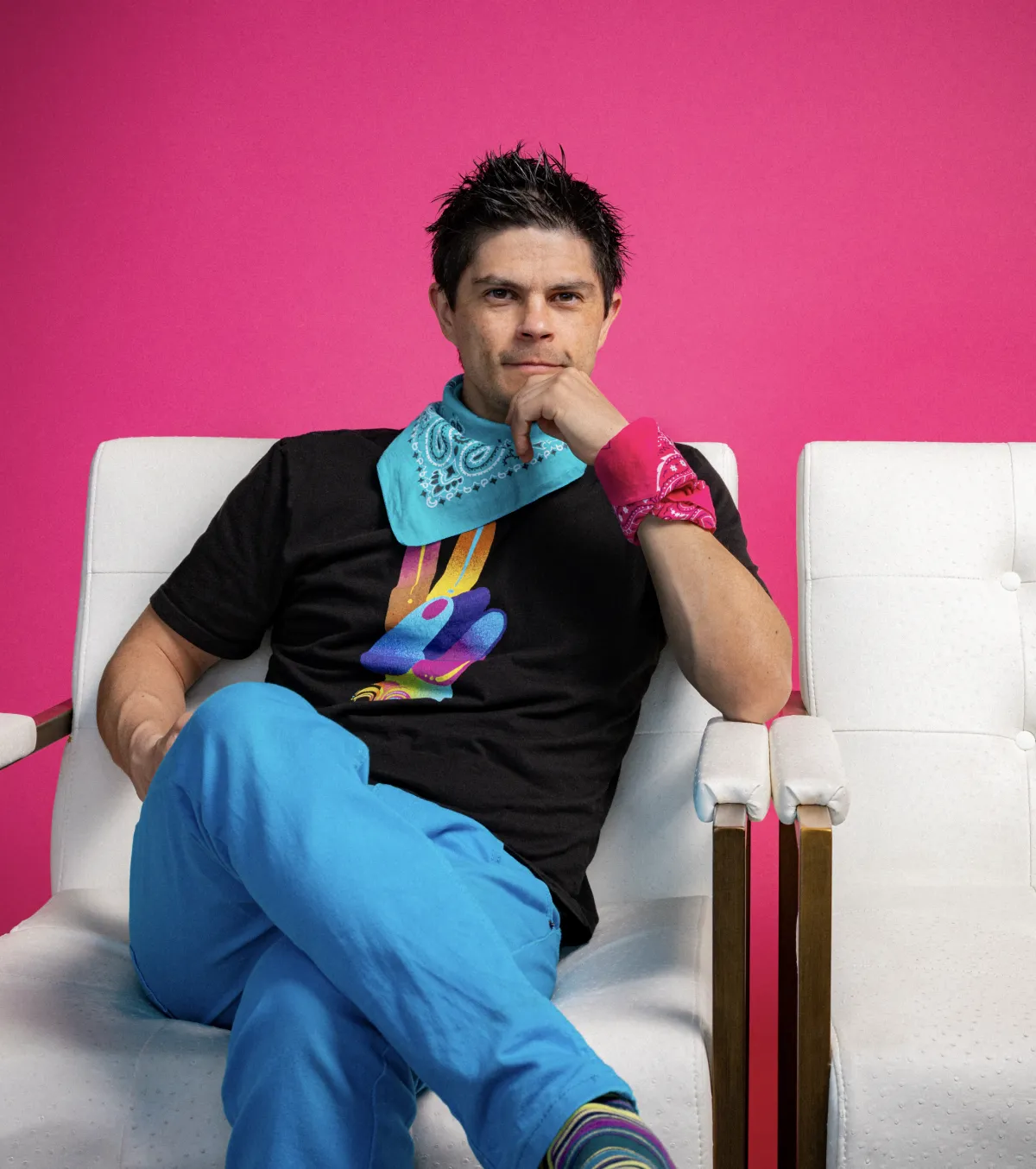 Portrait of the man, the myth, the legend, JUSTIN KYLE AHLMANN.