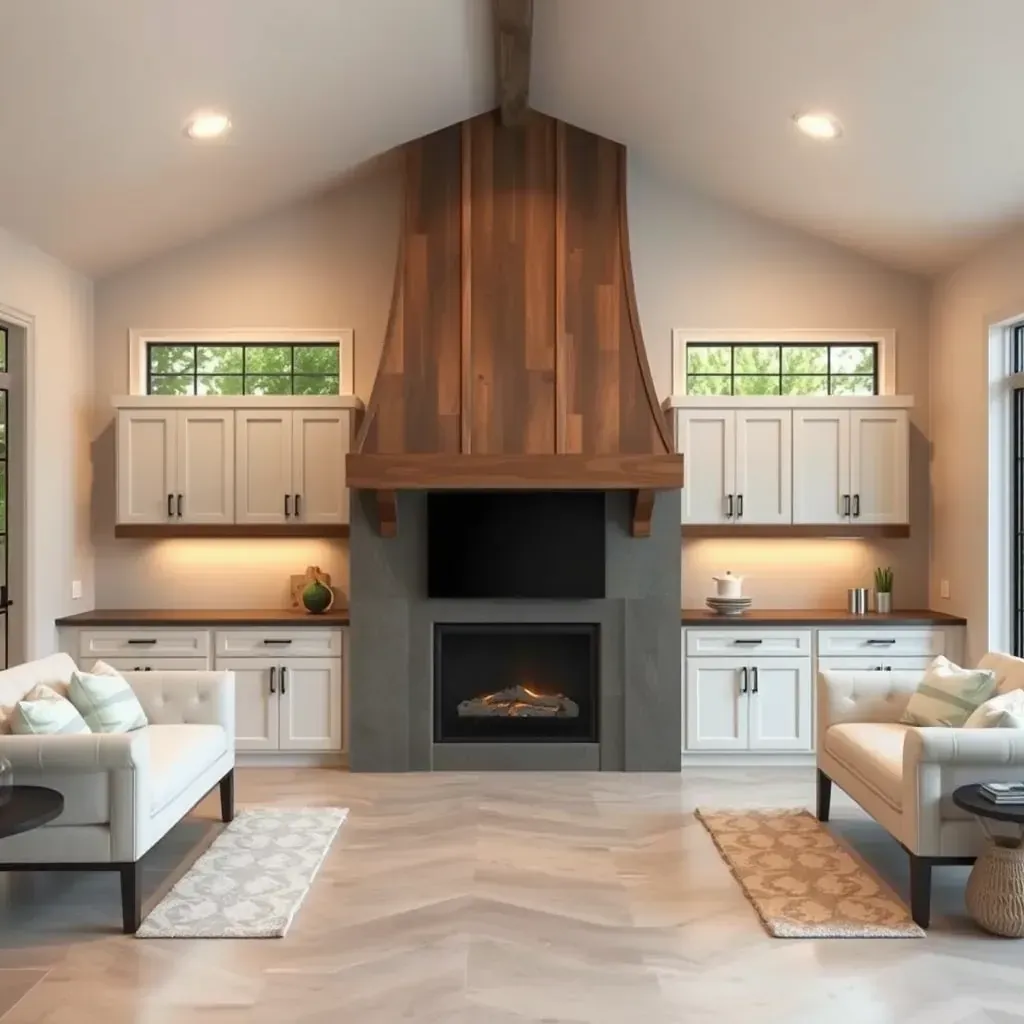 Remodeled single-family Georgetown, TX home featuring updated facade, large windows, landscaped garden, renovated patio, and new garage