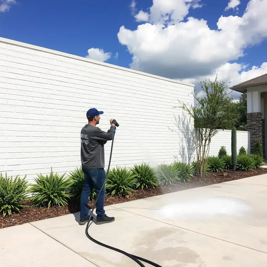 Pressure Washing projects in Round Rock, TX showcasing a clean, refreshed outdoor space.