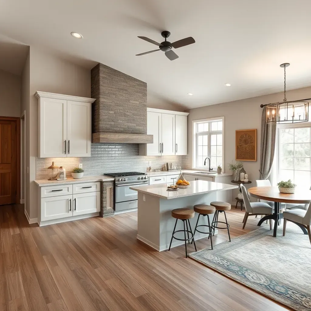 Remodeled Florence, TX home with new siding, porch, landscaping, and ongoing renovation work in scenic countryside.