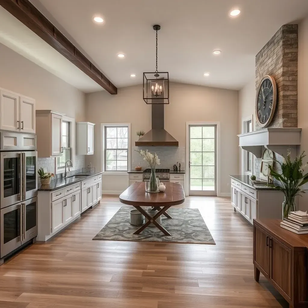 Modern Bastrop home with fresh paint, new siding, large windows, landscaped yard, and ongoing remodeling work.