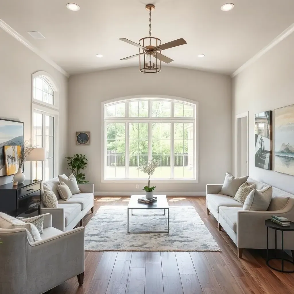 Modern remodeled house in Buda, TX with fresh paint, stone accents, lush yard, new roof, and contemporary design elements.