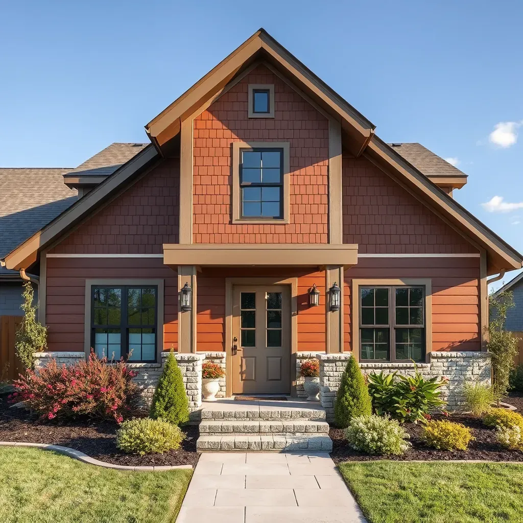 Detailed siding installation in Round Rock, TX showcasing modern exterior home design and craftsmanship.