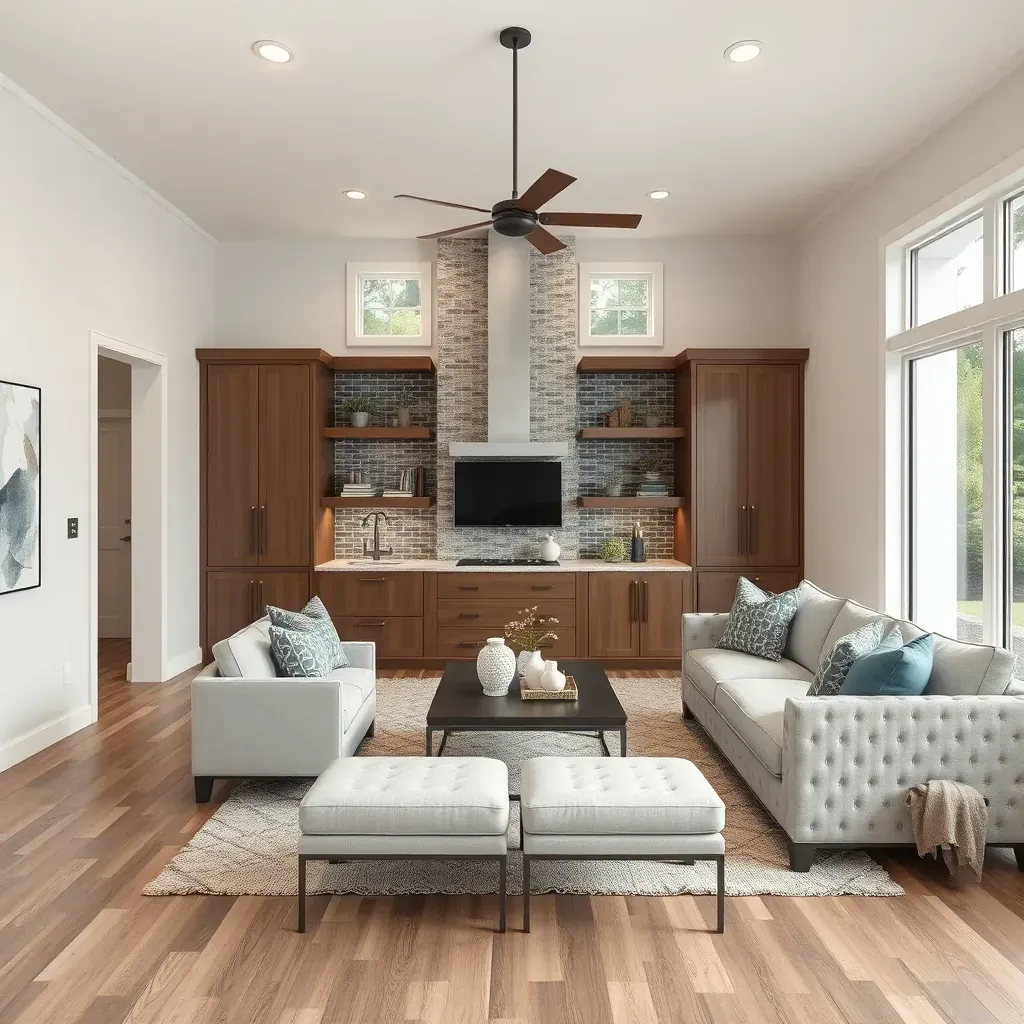 Beautiful home remodeling in Dallas, TX showcasing modern kitchen and bathroom upgrades.