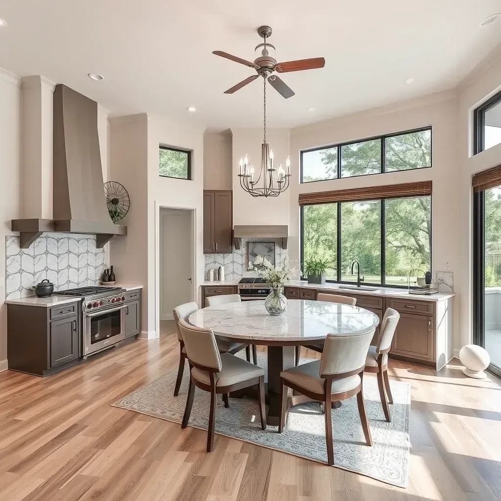 Modern home remodeling in Steiner Ranch, TX with renovations, new flooring, fresh paint, and updated kitchen cabinets.