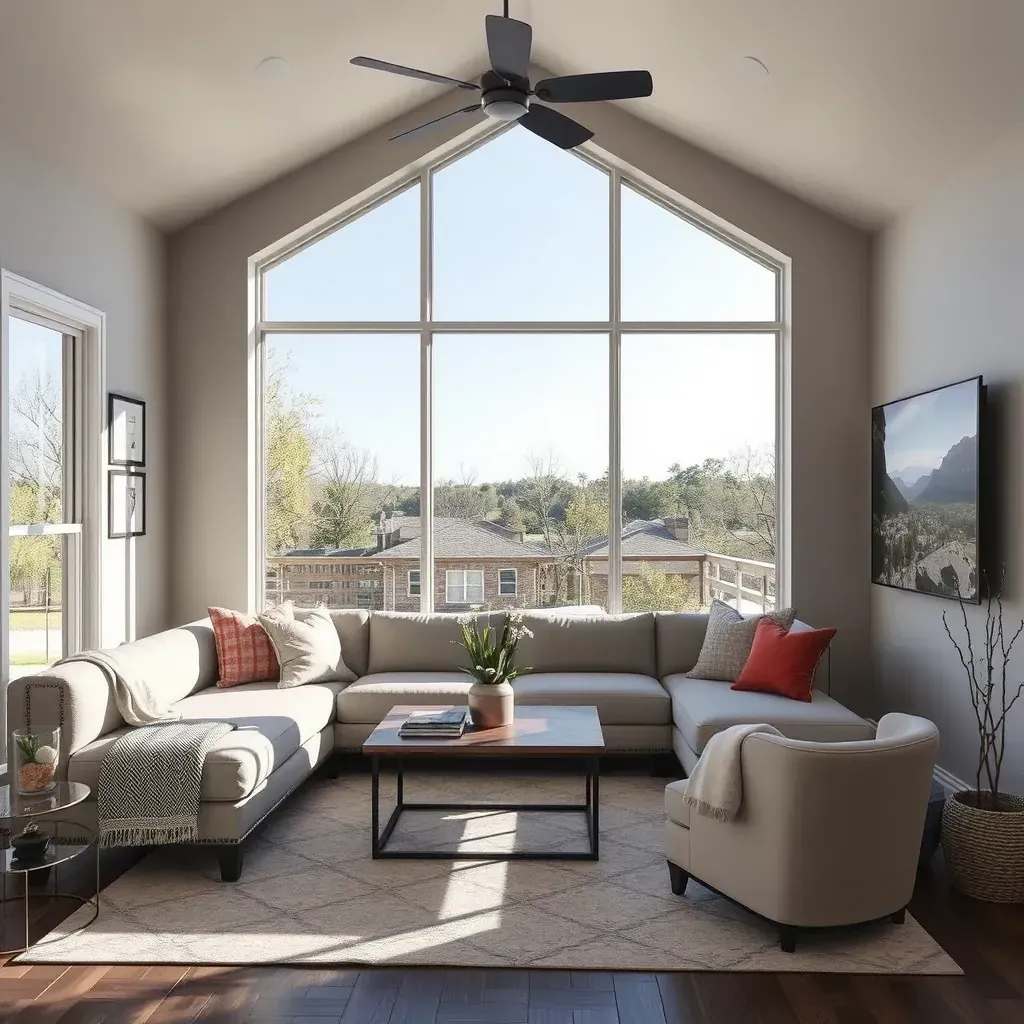 Detailed view of a modern home addition in Round Rock, TX showcasing stylish architecture and landscaping.