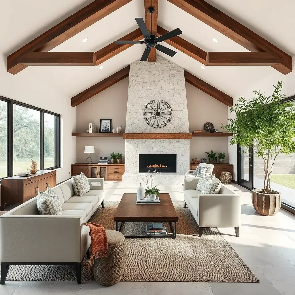 Remodeling a modern farmhouse in Dripping Springs, TX, with new siding, updated porch, and scenic Texas Hill Country backdrop.
