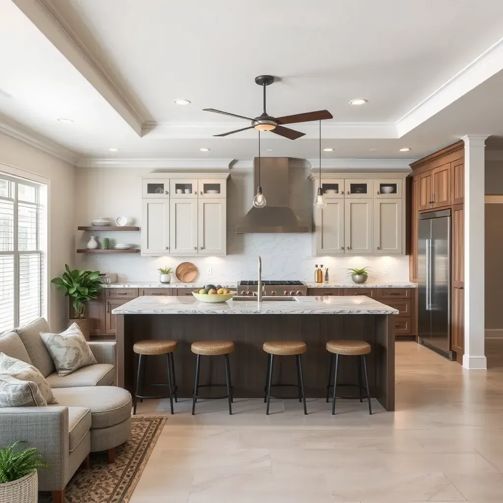 Renovated College Station home with fresh siding, stone accents, landscaped yard, construction equipment, and updated interior.