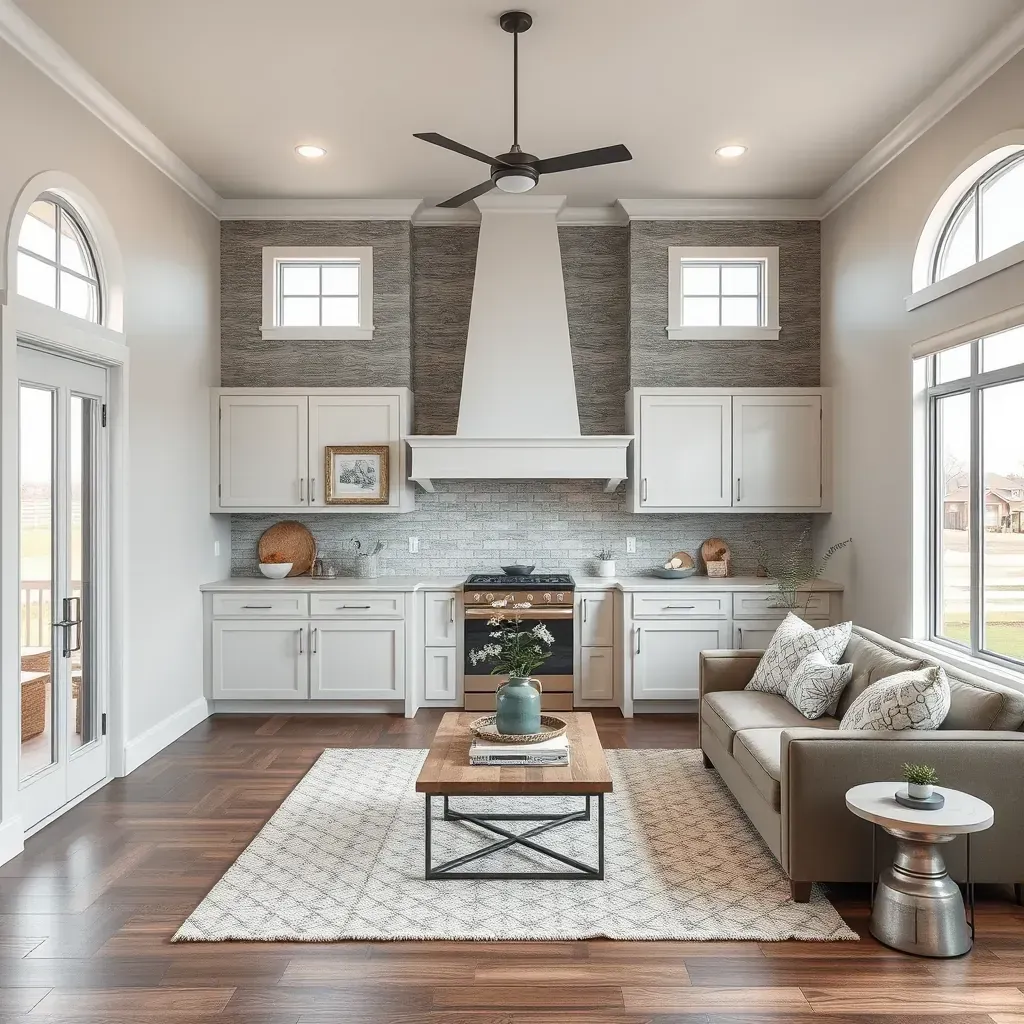 Modern home in Manor, TX with new siding, landscaped yard, construction equipment, and a renovated porch during daytime.