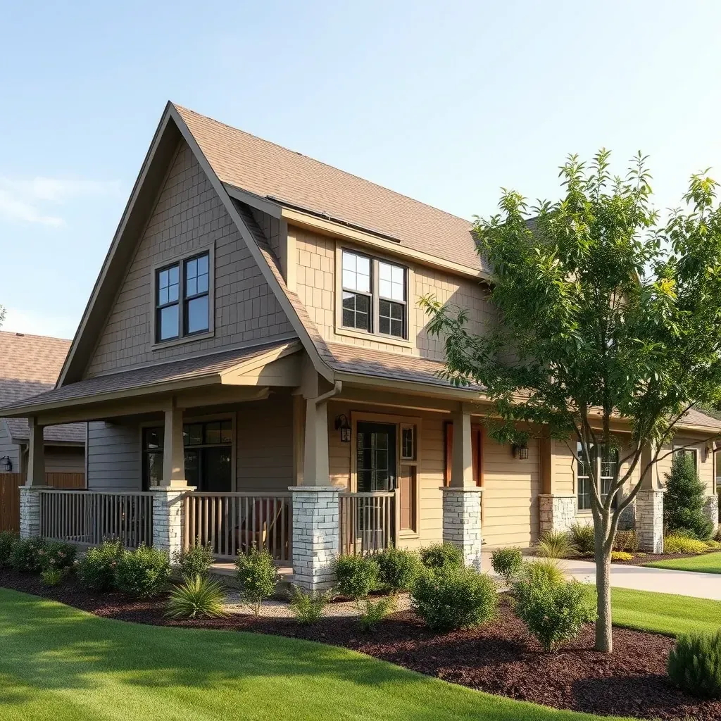 A detailed siding sample showcase in Round Rock, TX, highlighting modern, durable exterior wall materials and textures.