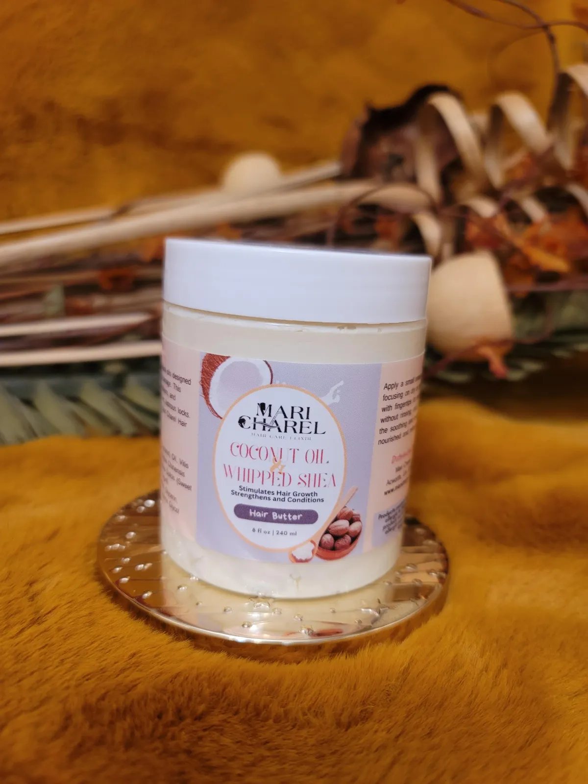 organic Coconut Oil & Whipped Shea Hair Butter