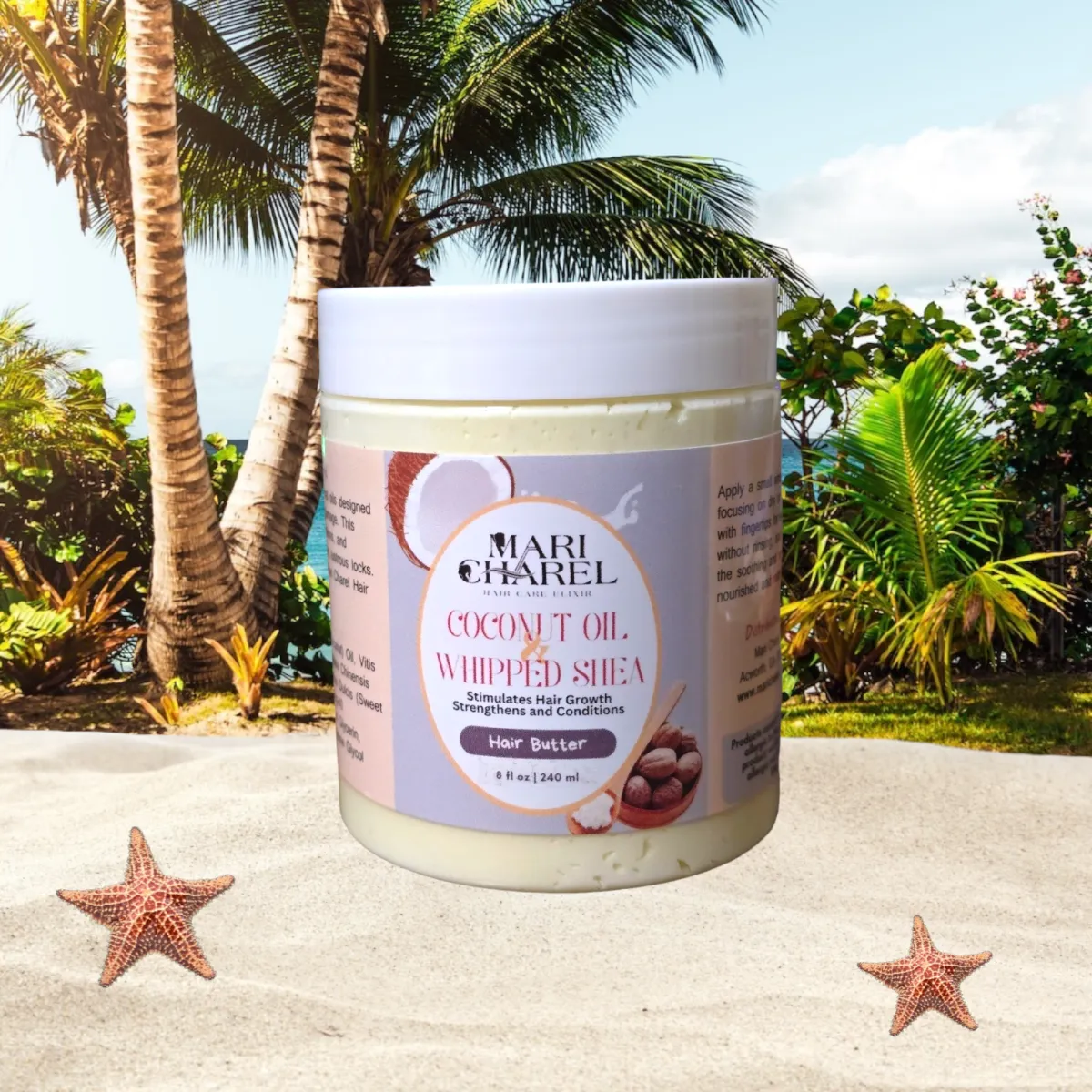 Coconut Oil & Whipped Shea Hair Butter: