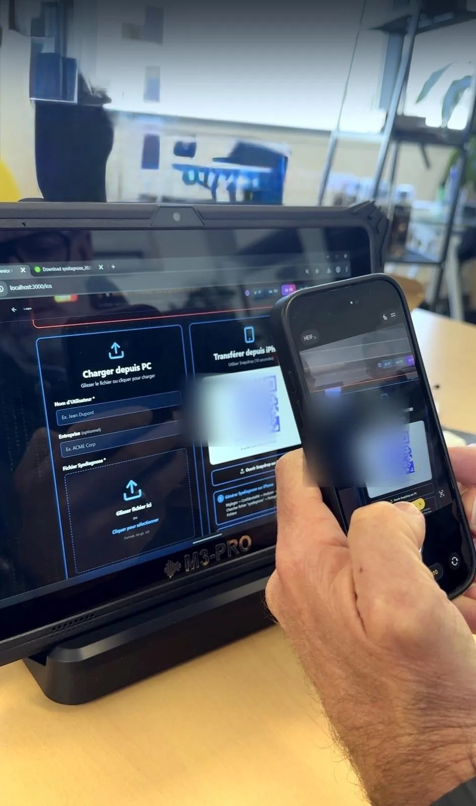 Analyse de compromission mobile par Galaad TSCM