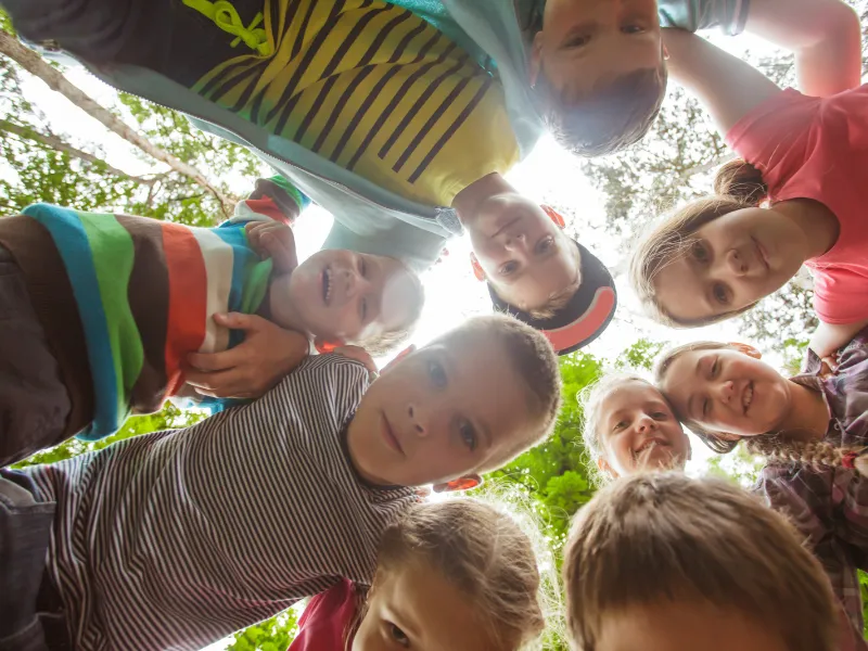 Group of kids at Lochwood Academy