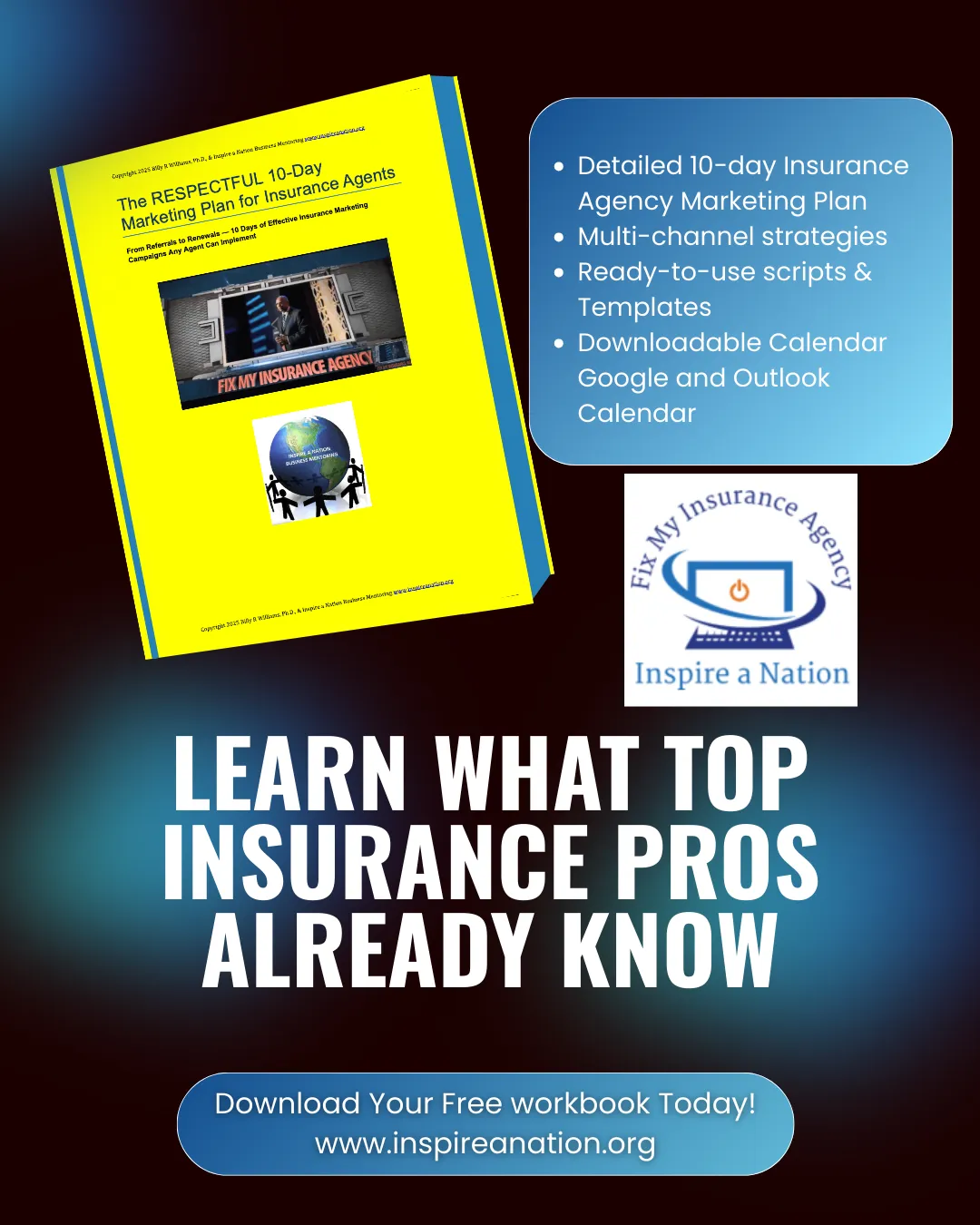 10-Day Insurance Agent Marketing Workbook