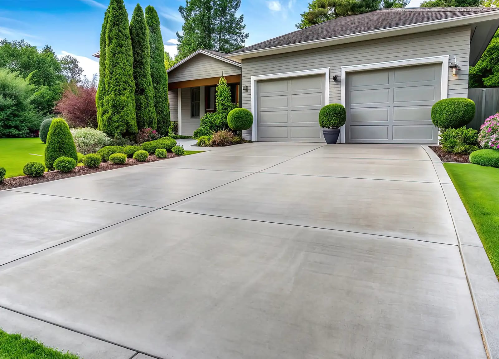 Huntsville Concrete Pros levels Driveway